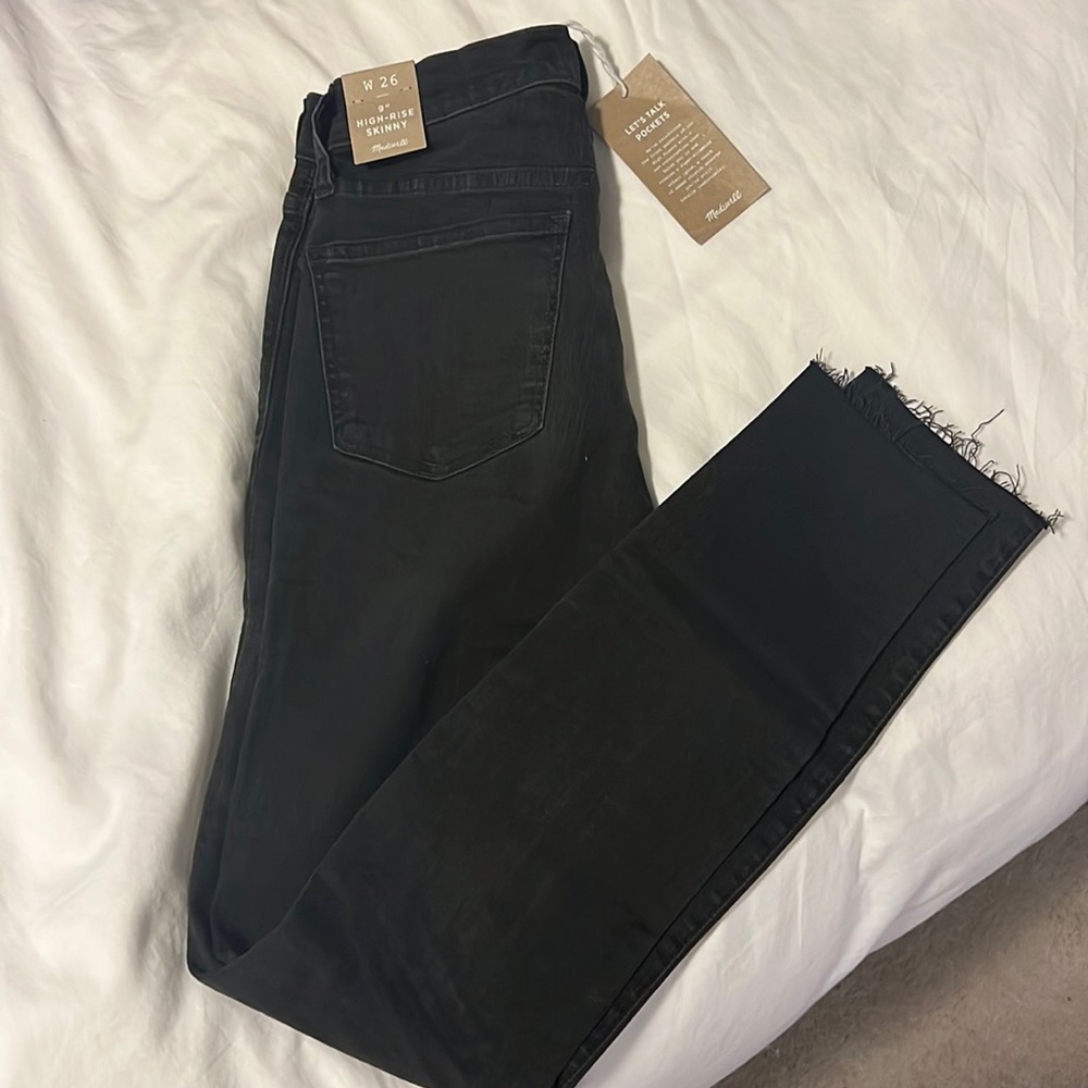 NEW Madewell 9” High Rise Skinny - Size 26 - Grey Wash